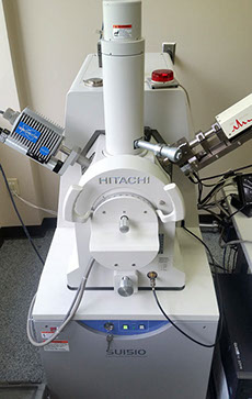 Hitachi SU-1510 Variable Pressure Scanning Electron Microscope outfitted with EDS and XRF